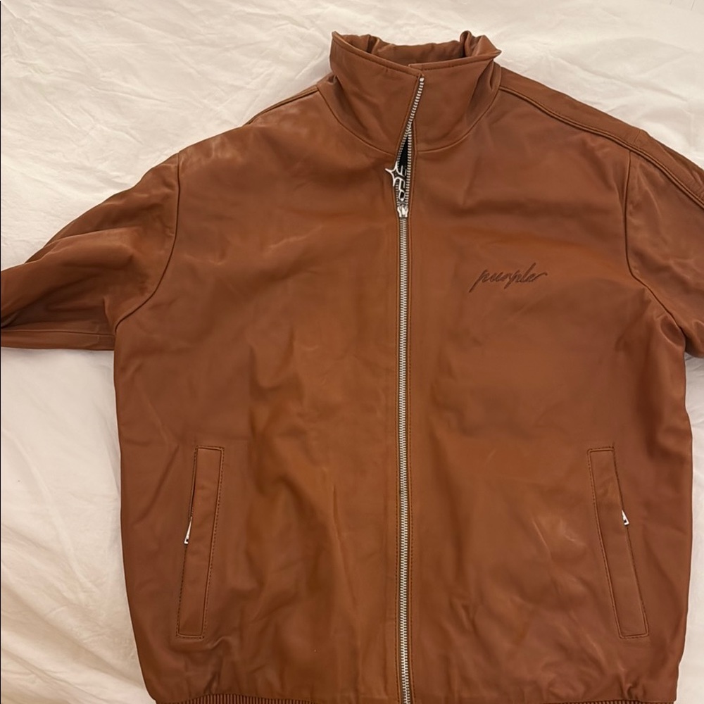 Premium Brown Bomber Jacket